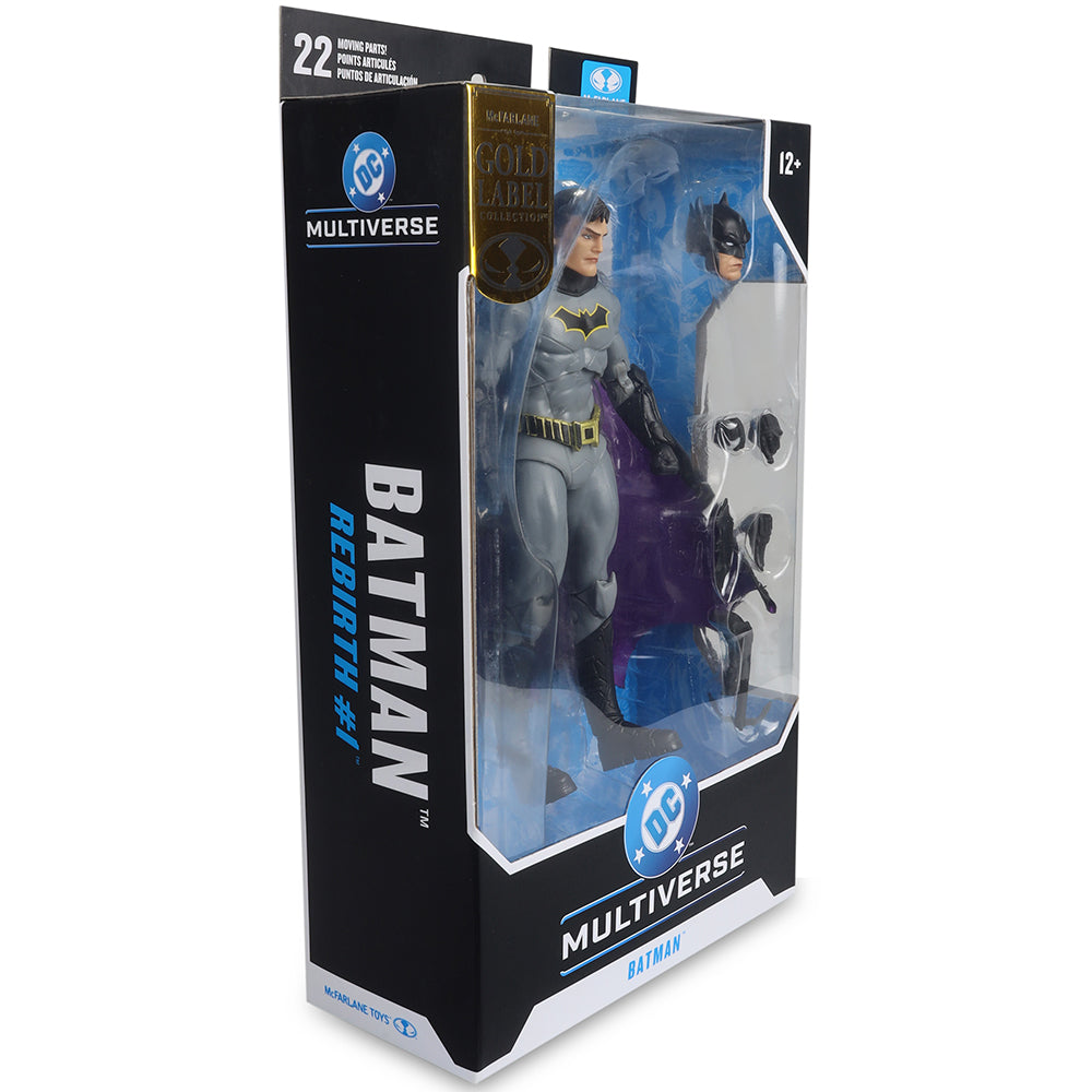 DC Multiverse Batman (DC Rebirth) Złota Edycja Figurka 7 cali