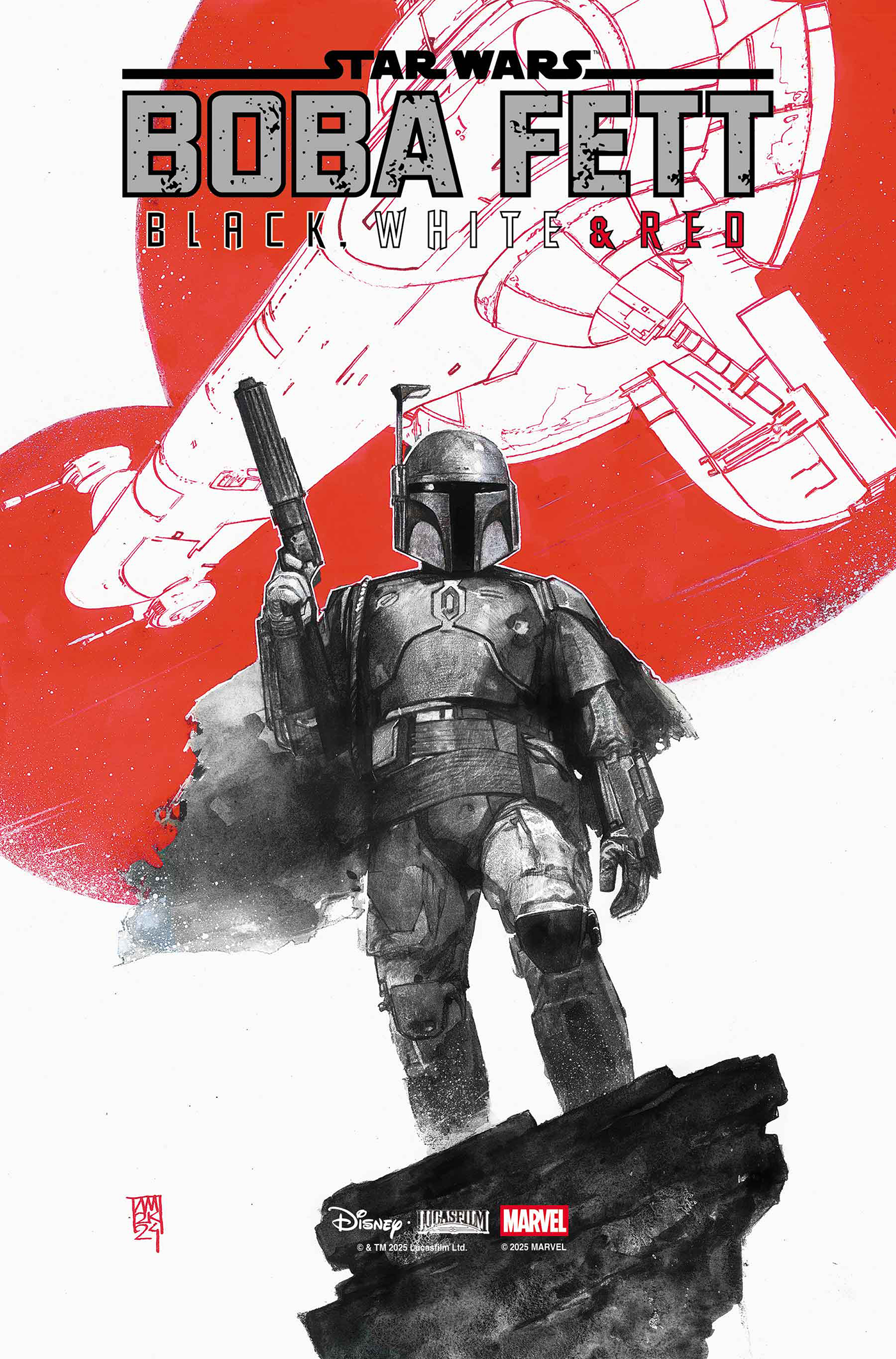Star Wars: Boba Fett - Black, White &amp; Red